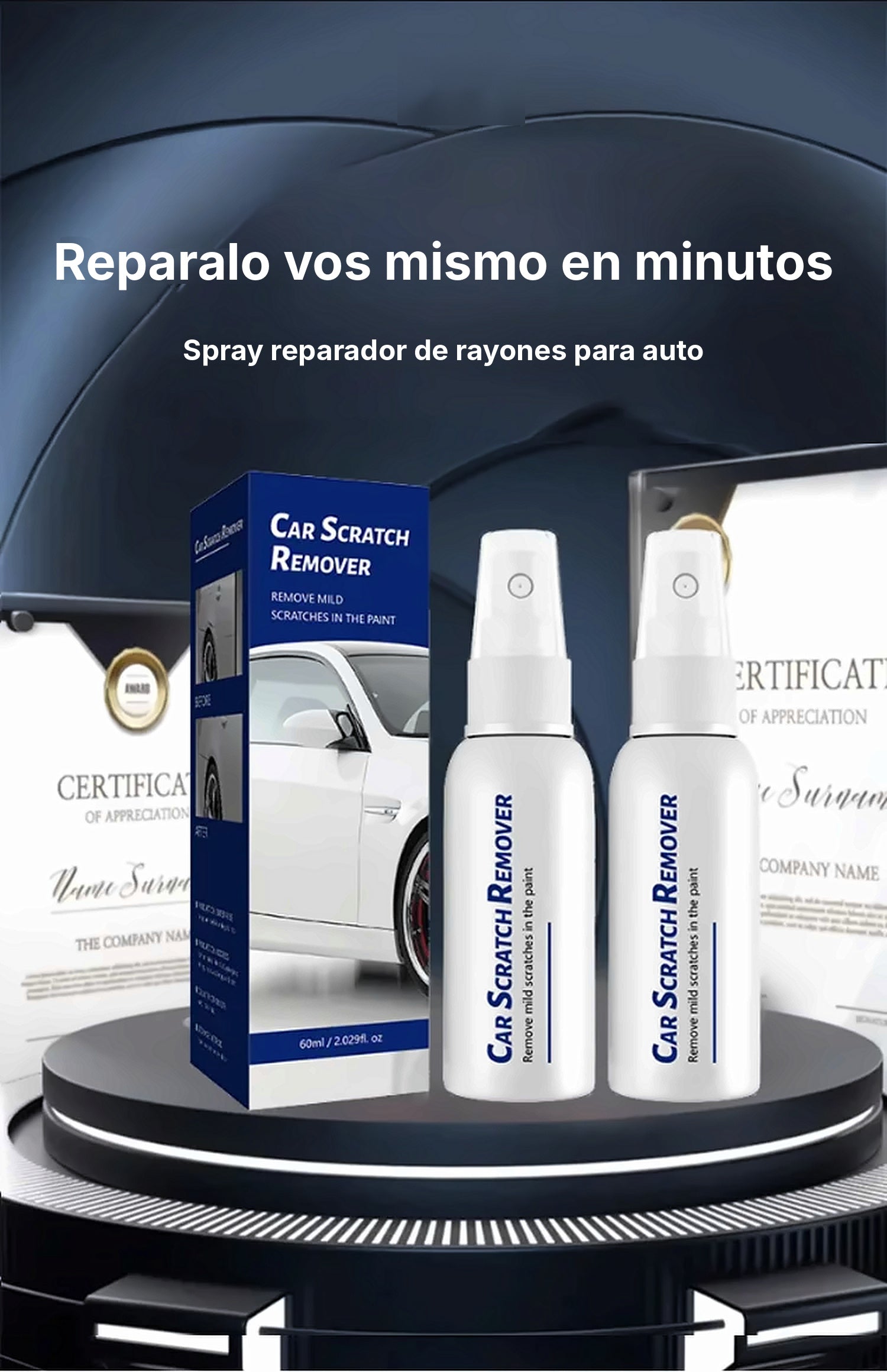 Spray Reparador de Rayones para Auto