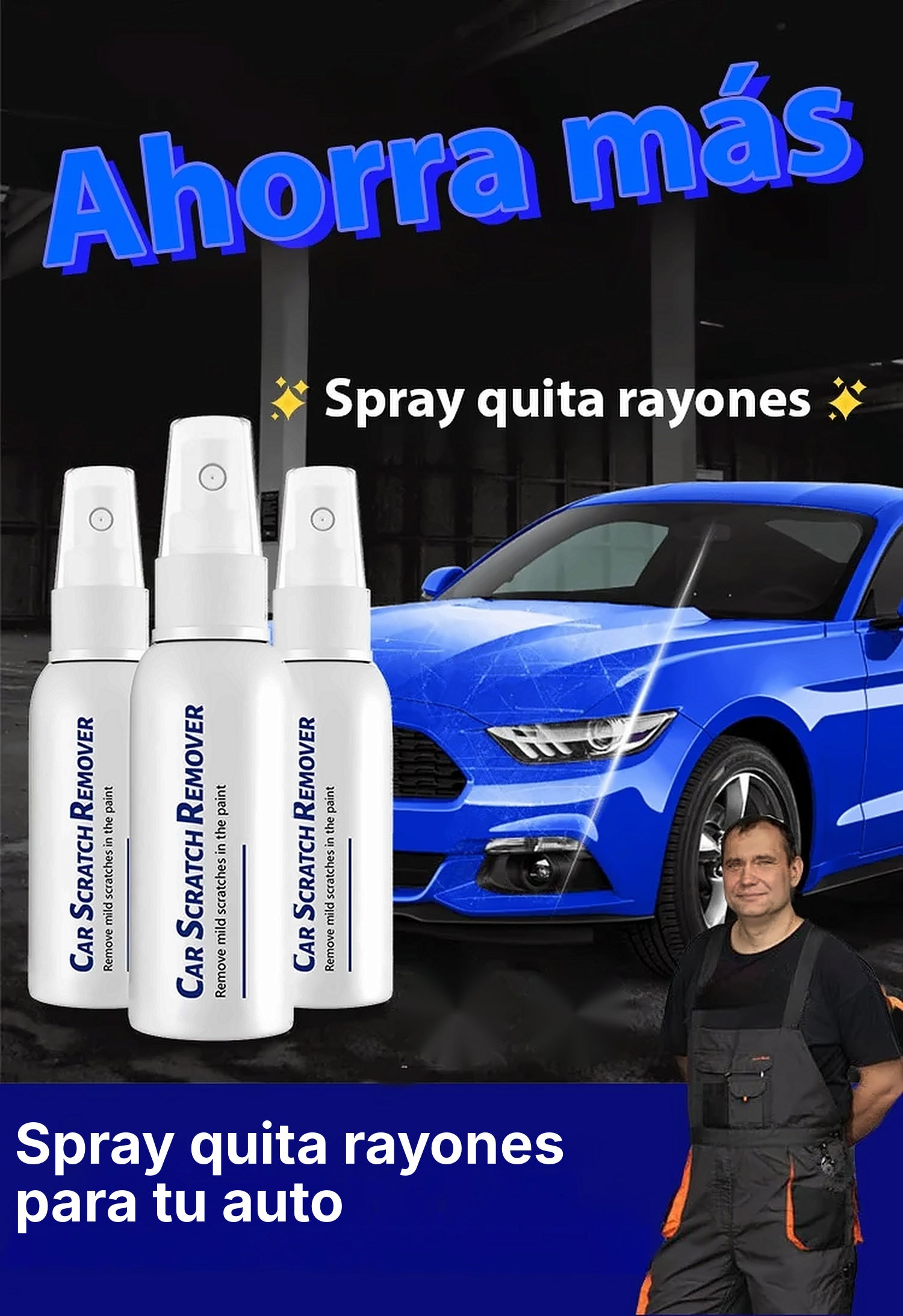 Spray Reparador de Rayones para Auto