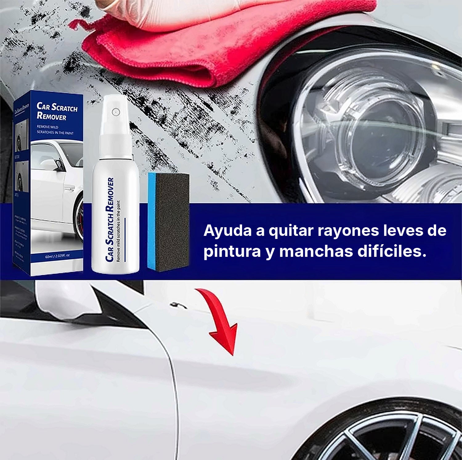 Spray Reparador de Rayones para Auto