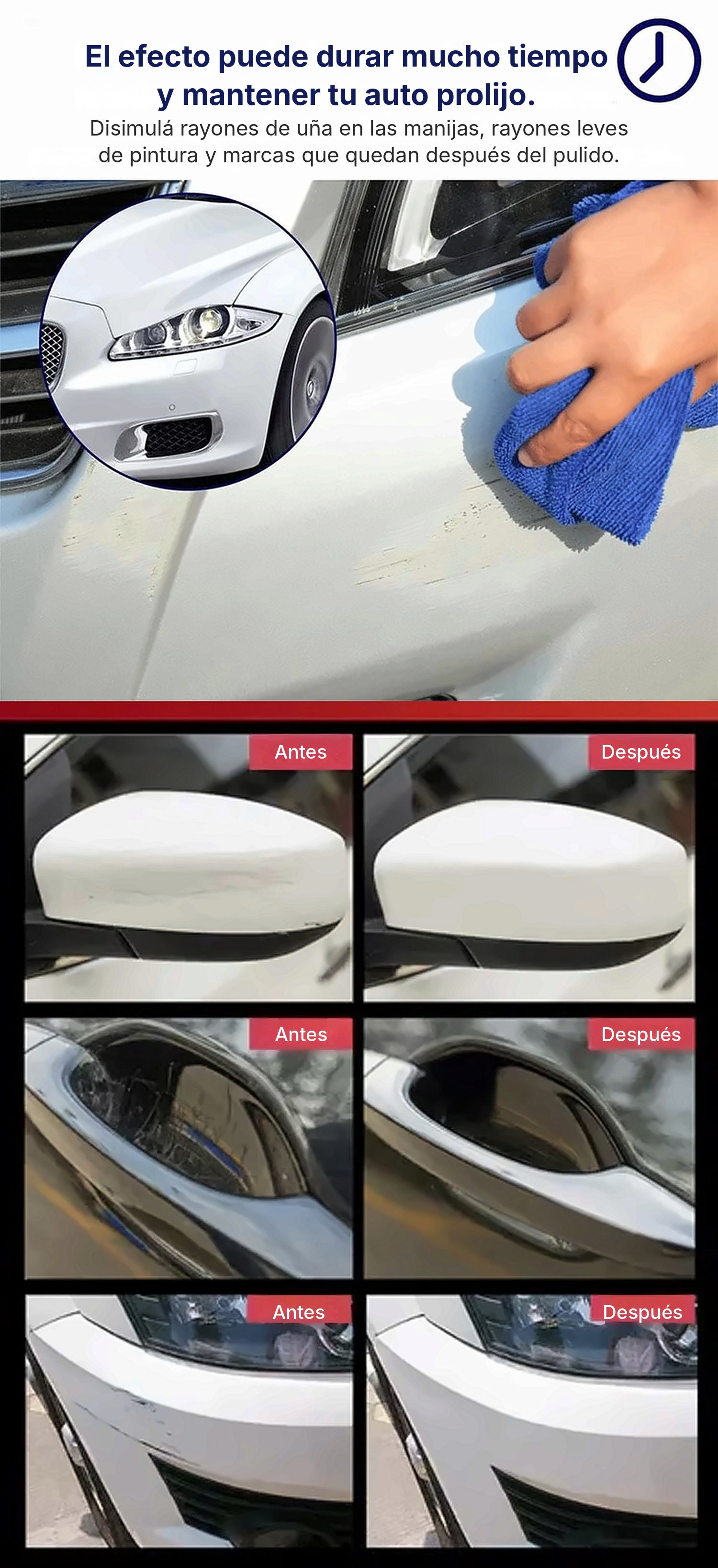 Spray Reparador de Rayones para Auto